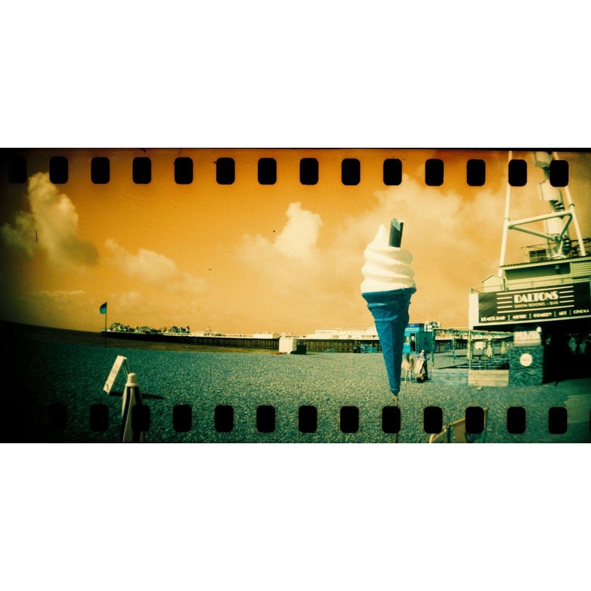 Lomography Sprocket Rocket Camera - Coconut