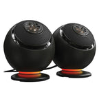 Creative Pebble Nova Black Premium 2.0 USB-C Speakers with Coaxial Drivers