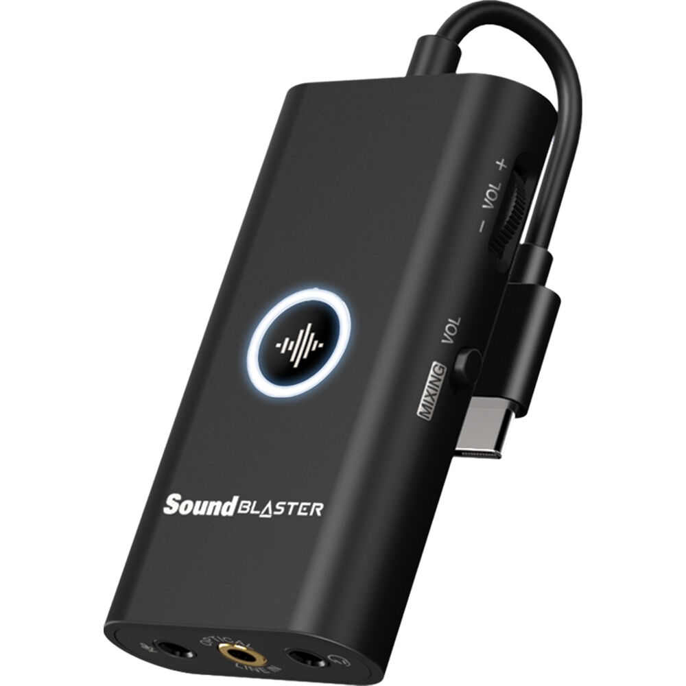 Creative Sound Blaster G3 USB-C DAC and AMP - for PS4, Switch & PC