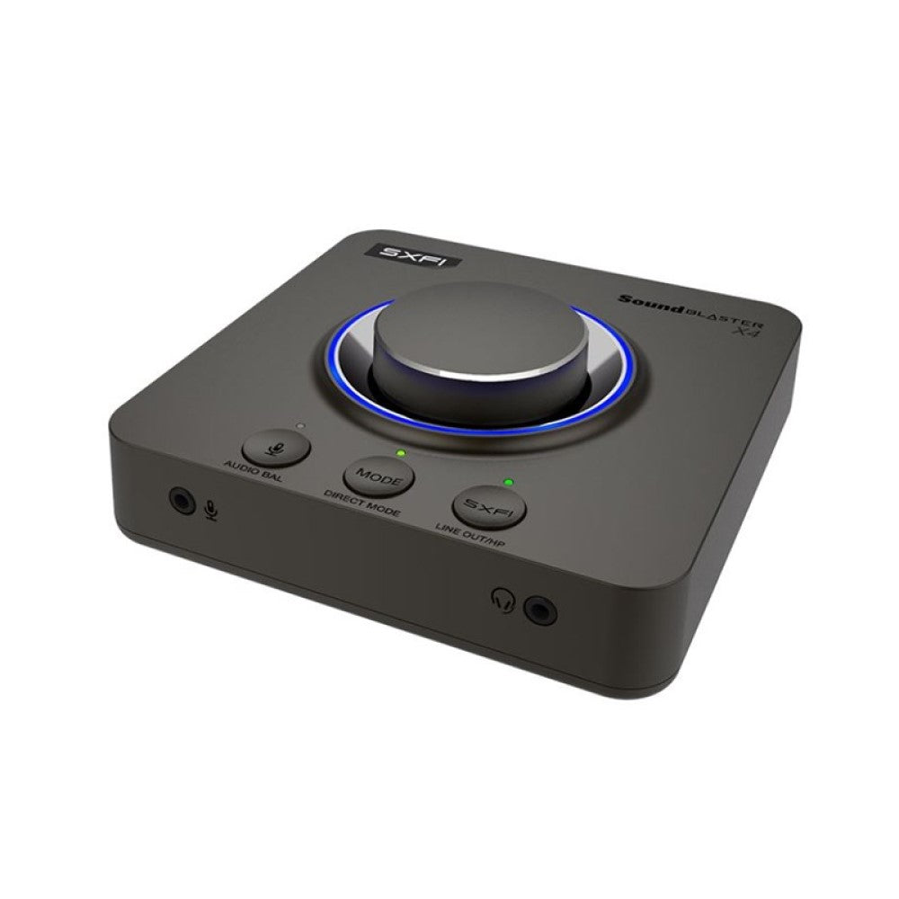 Creative Sound Blaster X4 Hi-Res 7.1 External USB DAC & Amp Sound Card
