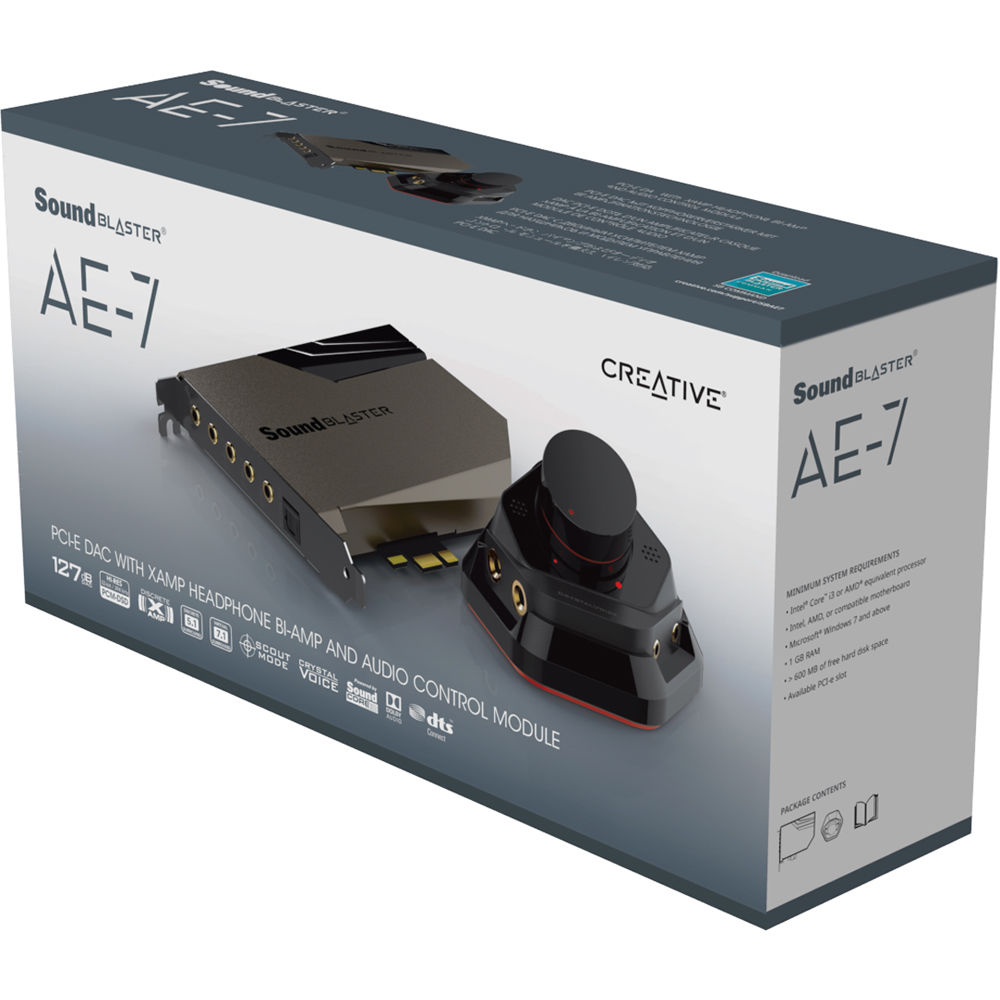 Creative Sound BlasterX AE-7 Hi-res PCI-e DAC and Amp Sound Card