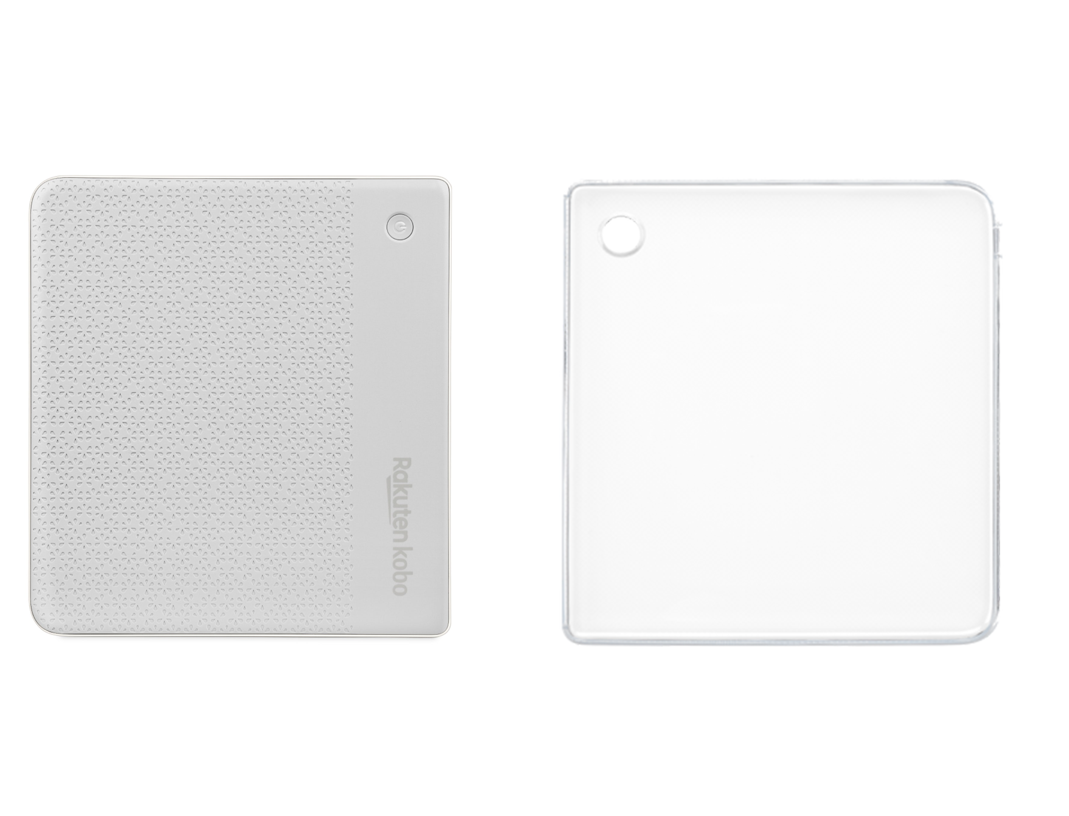 Kobo Libra Colour White with Clear Case (Clear)