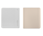 Kobo Libra Colour White with Notebook SleepCover Case (Sand Beige)