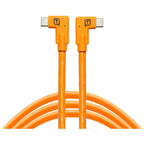 Tether Tools TetherPro USB-C to USB-C RT Angle/RT Angle 4.6m Hi-Vis Orange