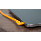 Tether Tools TetherPro USB-C to USB-C RT Angle/RT Angle 4.6m Hi-Vis Orange