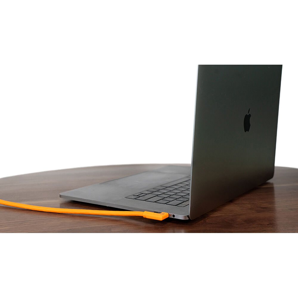 Tether Tools TetherPro USB-C to USB-C RT Angle/RT Angle 4.6m Hi-Vis Orange
