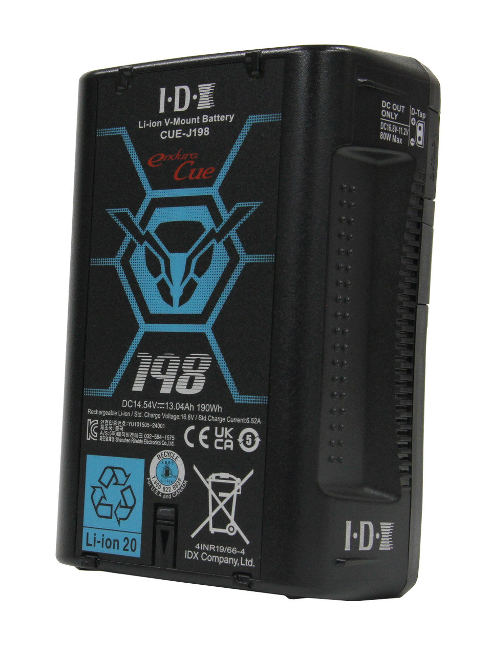 IDX CUE-J198 190Wh Li-Ion V-Mount Battery