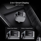 CUKTECH 10 100W 3 Port Car Charger w/ Retractable USB-C Cable