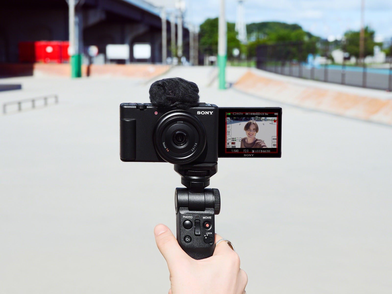 Sony ZV-1F Vlog Camera - Black
