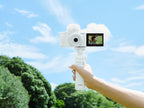 Sony ZV-1F Vlog Camera - White
