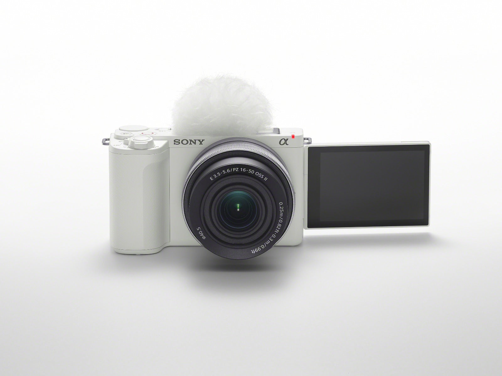 Sony ZV-E10 II - White Mirrorless Camera with 16-50mm Lens