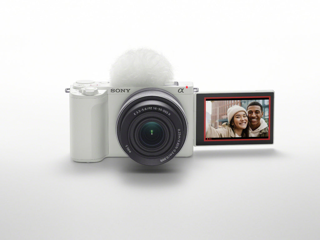 Sony ZV-E10 II - White Mirrorless Camera with 16-50mm Lens