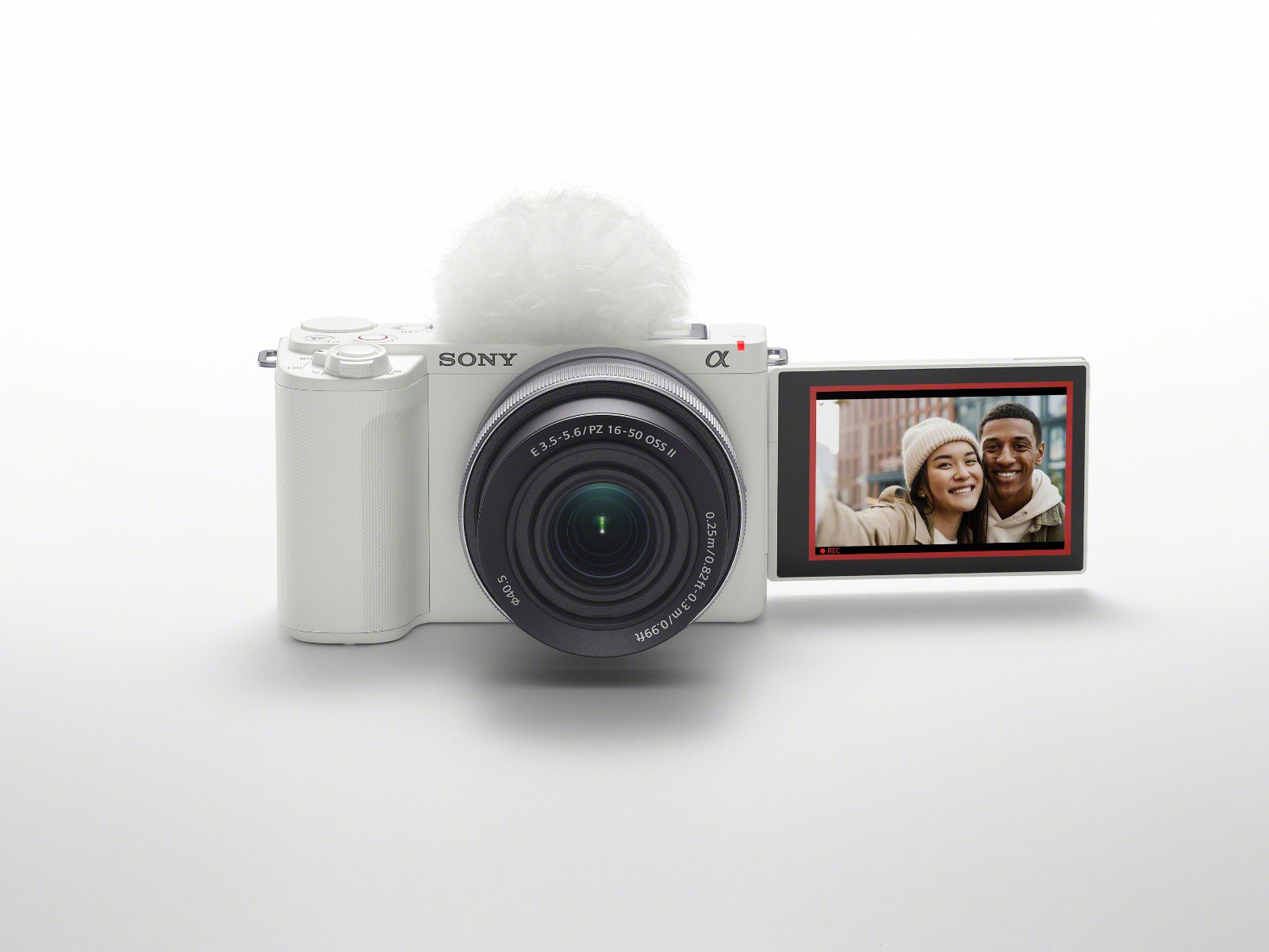 Sony ZV-E10 II - White Mirrorless Camera with 16-50mm Lens