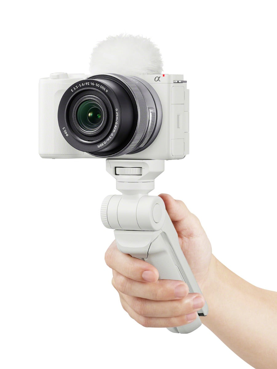 Sony ZV-E10 II - White Mirrorless Camera with 16-50mm Lens