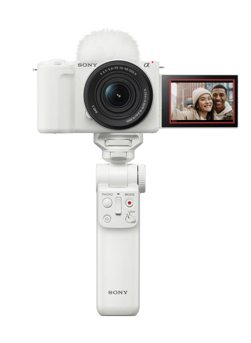 Sony ZV-E10 II - White Mirrorless Camera with 16-50mm Lens