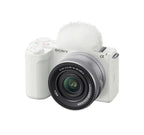 Sony ZV-E10 II - White Mirrorless Camera with 16-50mm Lens