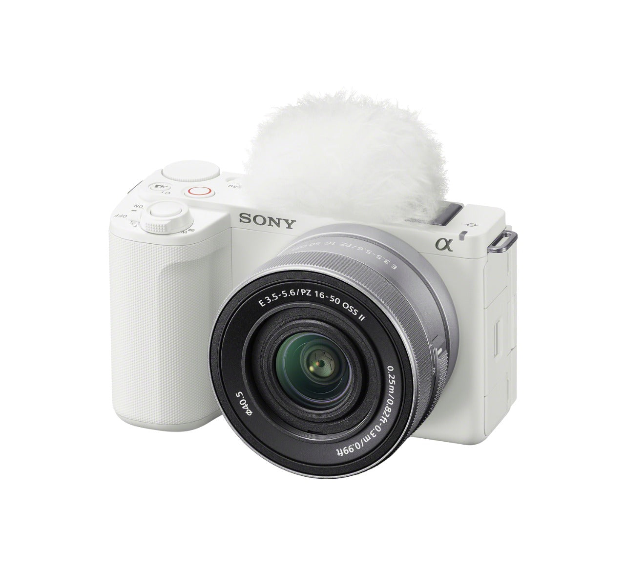 Sony ZV-E10 II - White Mirrorless Camera with 16-50mm Lens