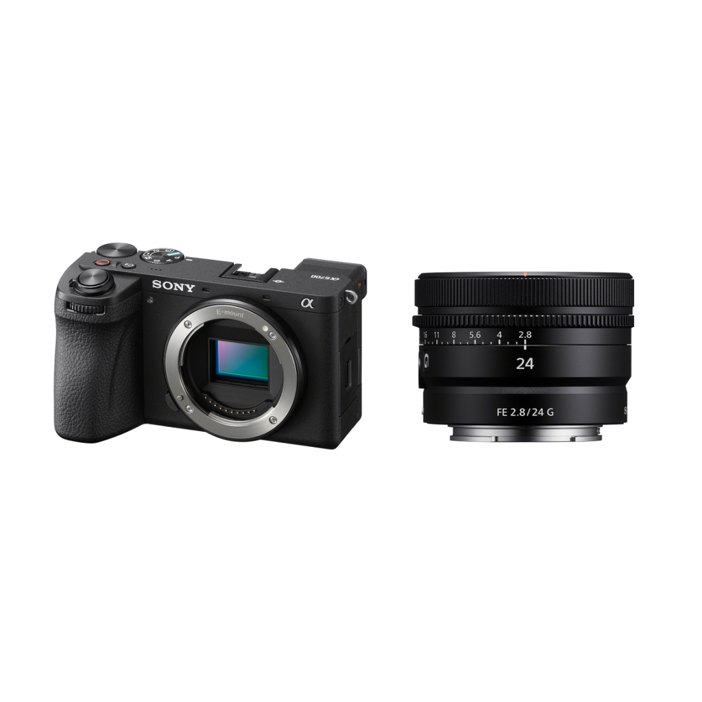 Sony Alpha A6700 Mirrorless Camera Street Bundle with Sony FE 24mm f/2.8 G Lens