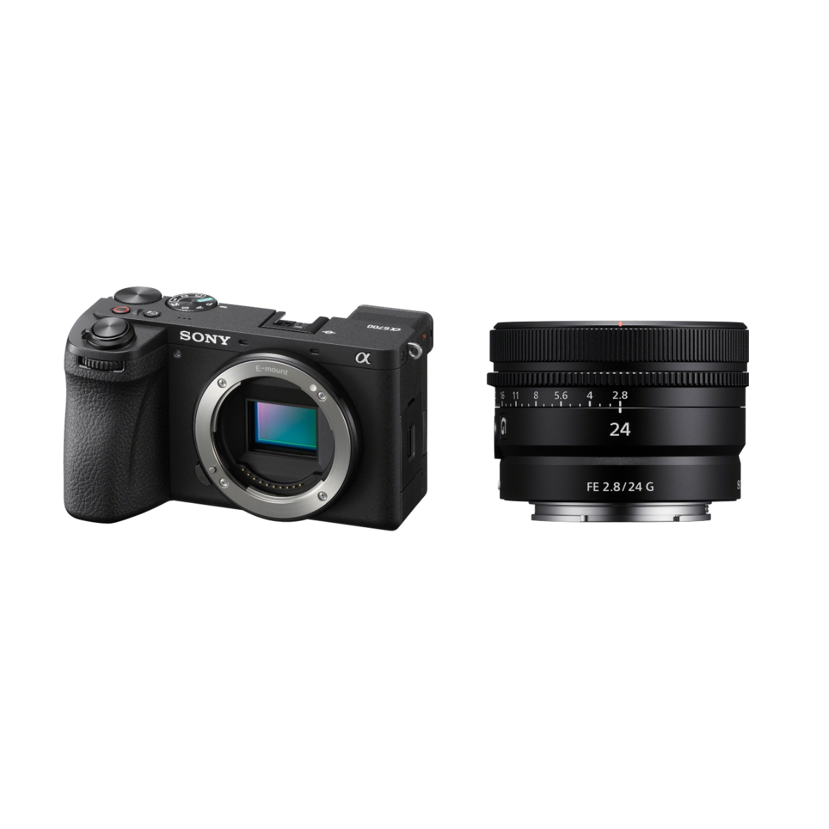 Sony Alpha A6700 Mirrorless Camera Street Bundle with Sony FE 24mm f/2.8 G Lens