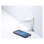 Cygnett PowerPlus 20W USB-C PD Wall Charger - White