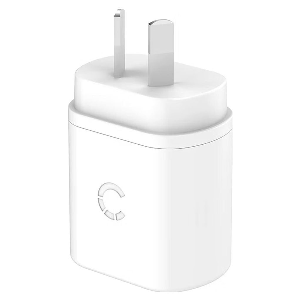 Cygnett PowerPlus 20W USB-C PD Wall Charger - White