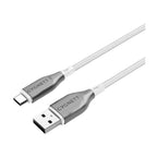 Cygnett Armoured 1m USB-C to USB-A Cable (White)