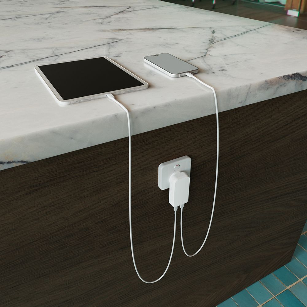 Cygnett ChargePlus 45W GaN Slim Wall Charger (White)
