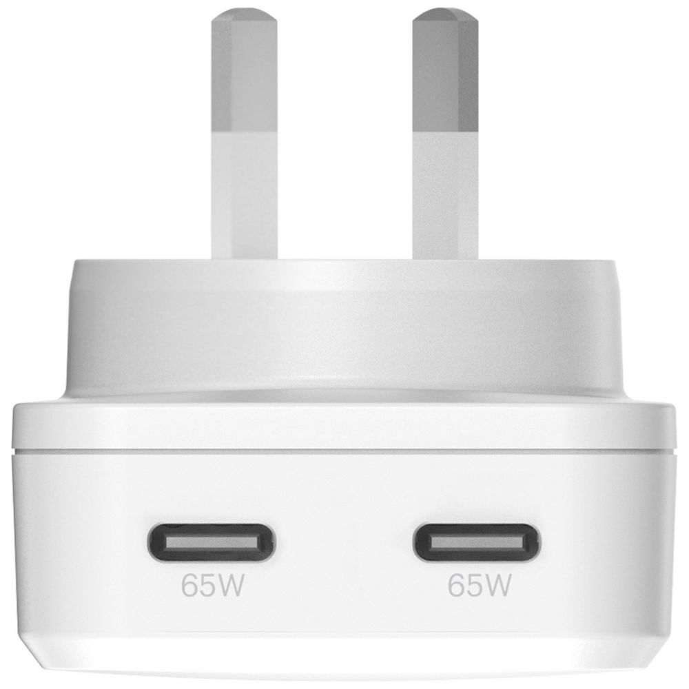 Cygnett ChargePlus 65W GaN Slim Wall Charger (White)