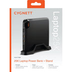 Cygnett ChargeUp 25K Laptop Power Bank with Stand (Obsidian)