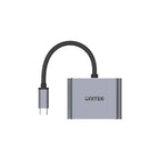 Unitek Q4 Lite 4 in 1 USB-C Adapter with UHD HDMI and FHD VGA