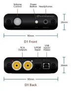 Audioengine D1 24-Bit DAC/Headphone Amp (Gen 2)