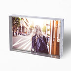 6x4" Acrylic Photo Frame with Print
