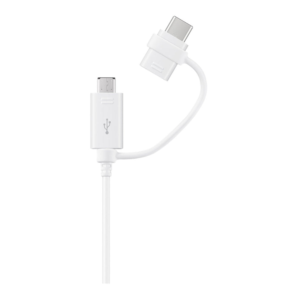 Damaged Box Samsung 1.5m Data Cable Combo (USB Type C & Micro USB) White
