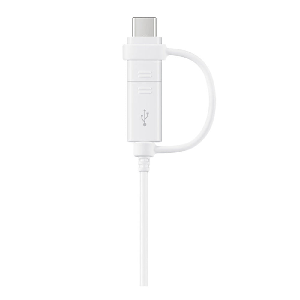 Damaged Box Samsung 1.5m Data Cable Combo (USB Type C & Micro USB) White