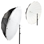 Xlite Deep Parabolic Black / White Umbrella 130cm