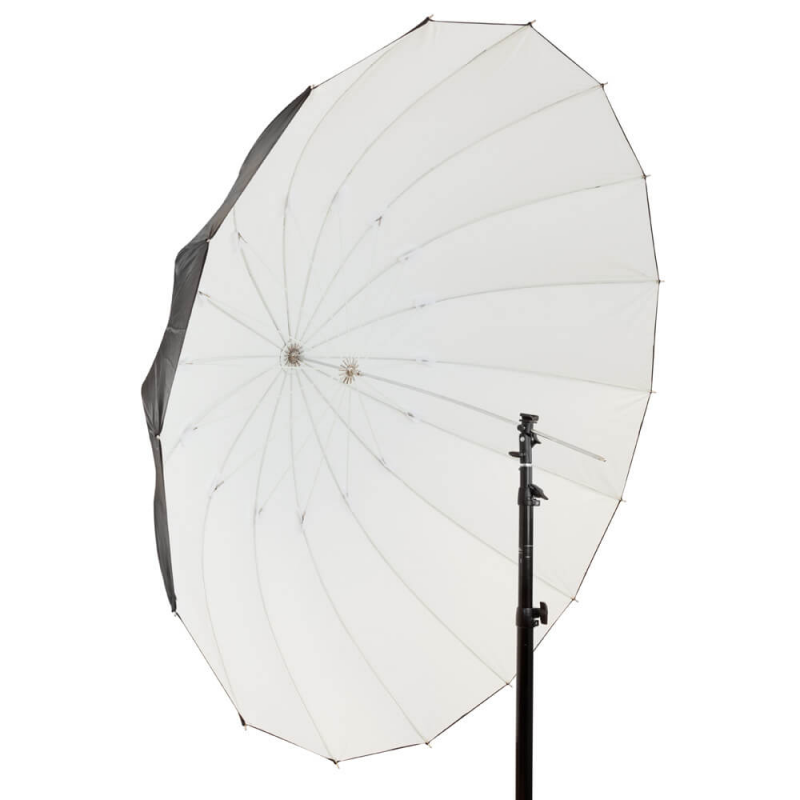 Xlite Deep Parabolic Black / White Umbrella 130cm