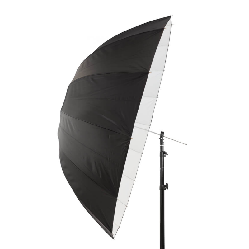 Xlite Deep Parabolic Black / White Umbrella 130cm