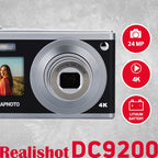 AgfaPhoto Realishot DC9200 Compact Digital Camera - Black