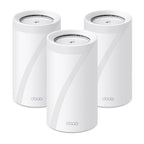 TP-Link Deco BE85 BE22000 Tri-Band Mesh WiFi7 System (3 Pack)