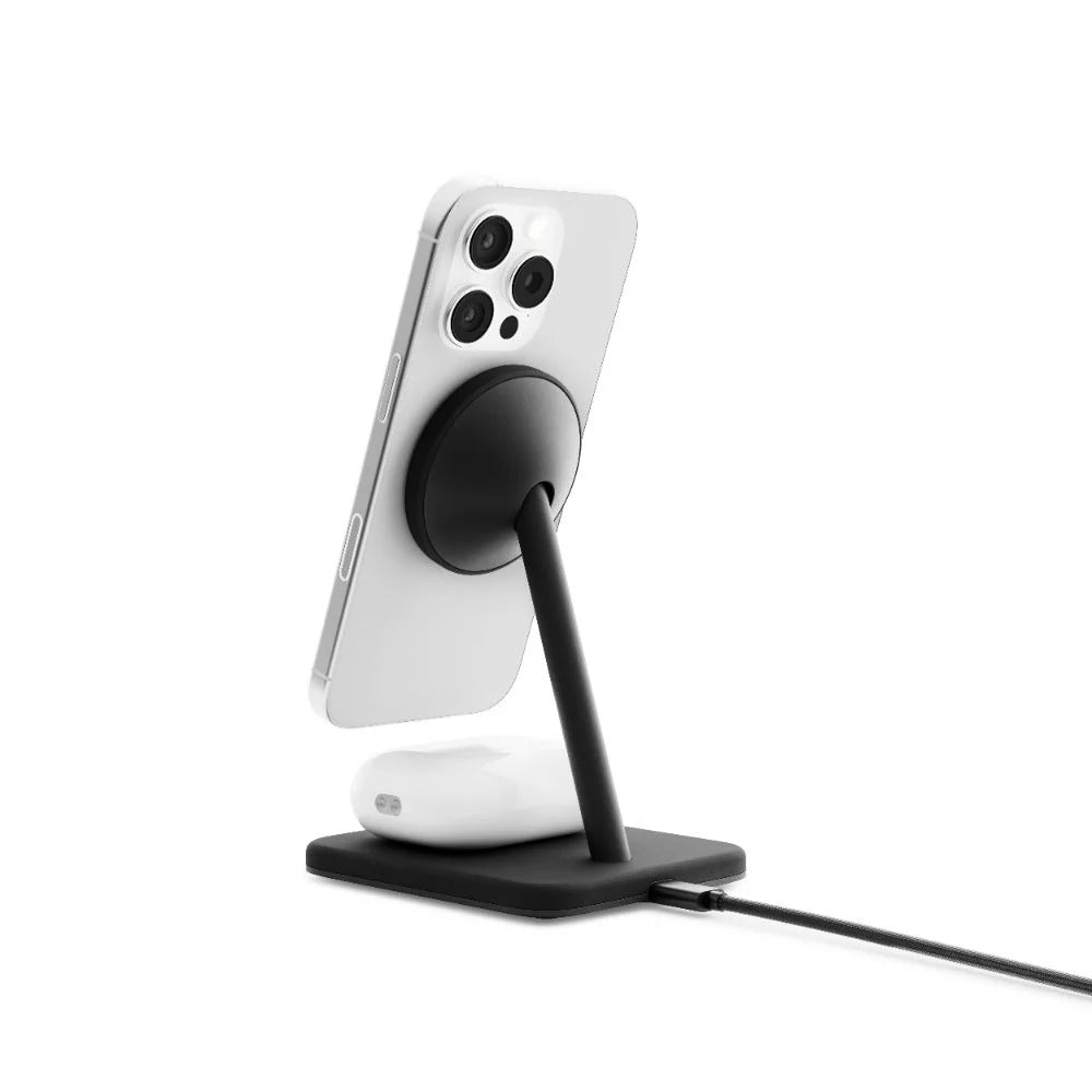 Twelve South HiRise 2 Deluxe 2-in-1 Qi2 Charger (Black)