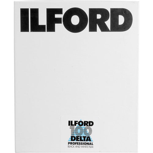 Delta 100 ISO 100 4x5" 25 Sheets Black & White Film