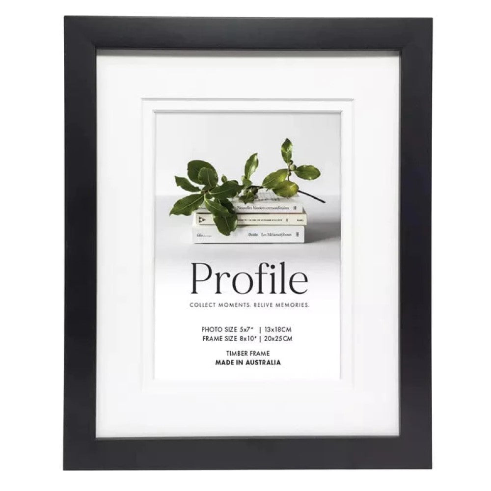 Deluxe Gallery Photo Wall Frame Set F - 10 Frames - Black