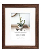Deluxe Gallery Photo Wall Frame Set D - 8 Frames - Chestnut