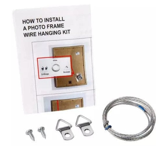 Deluxe Gallery Photo Wall Frame Set D - 8 Frames - Chestnut