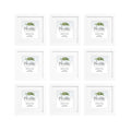 Deluxe Gallery Photo Wall Frame Set G - 9 Frames - Stone Ash