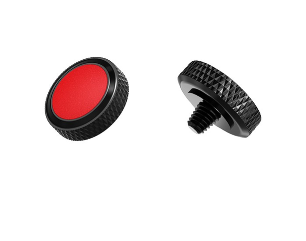 Deluxe Soft Release Shutter Button Red