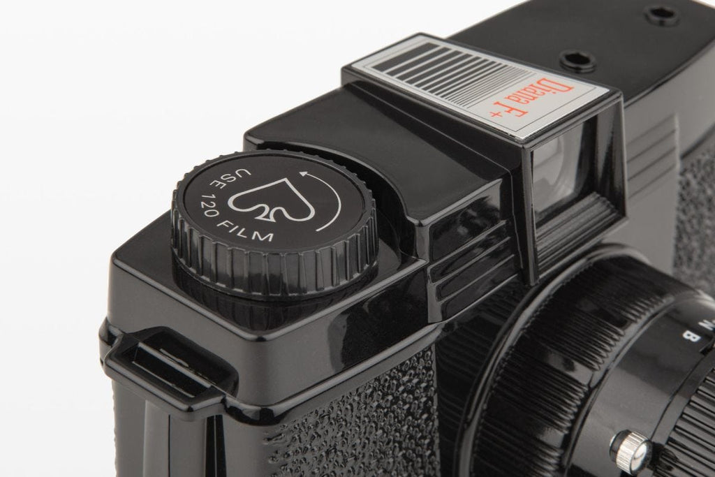 Lomography Diana F+ Camera & Flash - Black Jack Edition