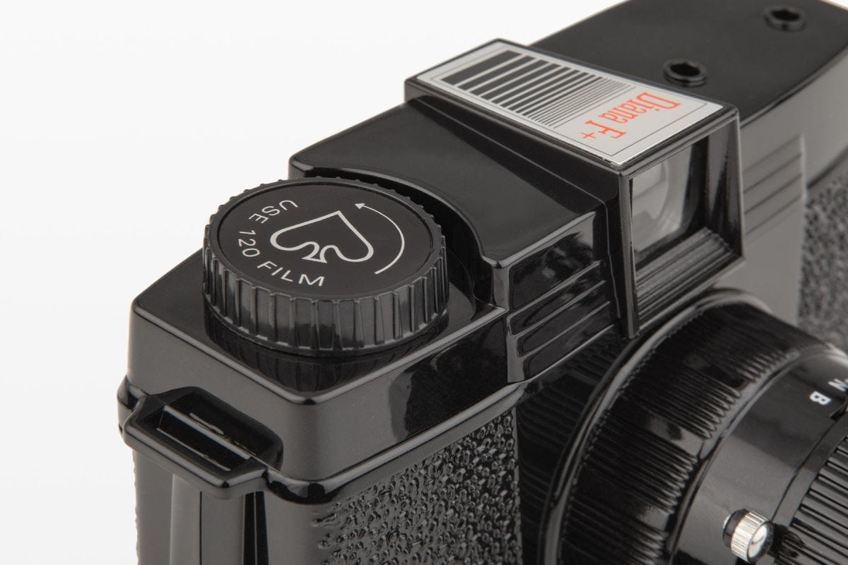 Lomography Diana F+ Camera & Flash - Black Jack Edition