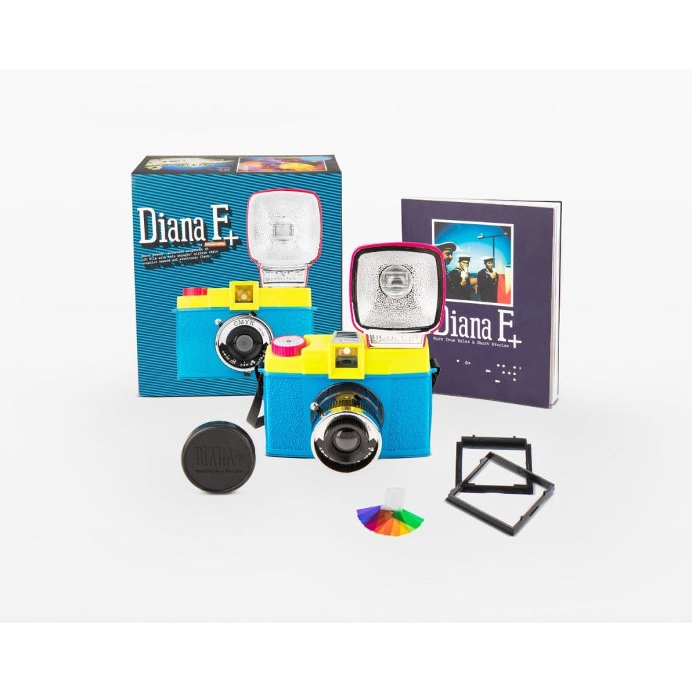 Lomography Diana F+ Camera & Flash - CMYK Edition
