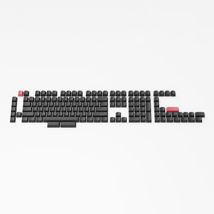 Keychron Double Shot PBT Side-Printed OSA Profile Full Keycap Set (Black)